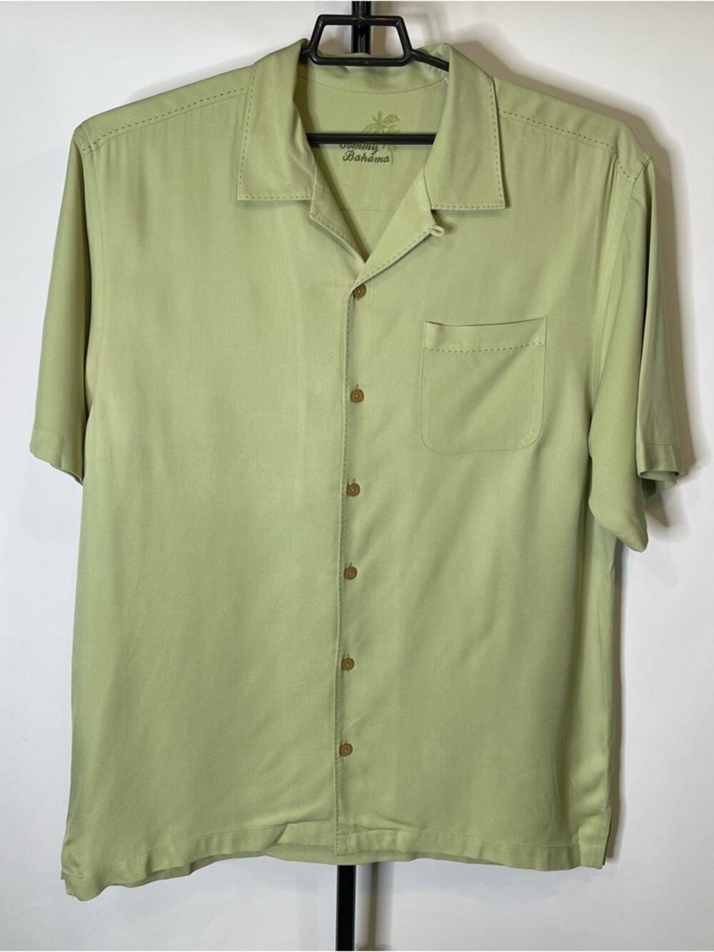 Tommy Bahama Green Hawaiian Shirt Size Large Men’s